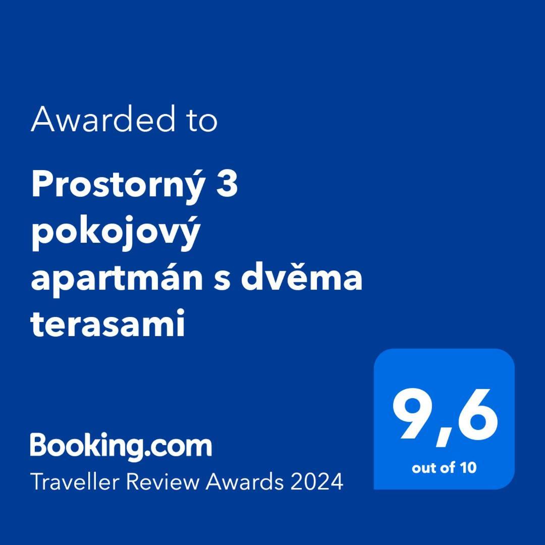 Prostorny 3 Pokojovy Apartman S Dvema Terasami Prague Exterior photo